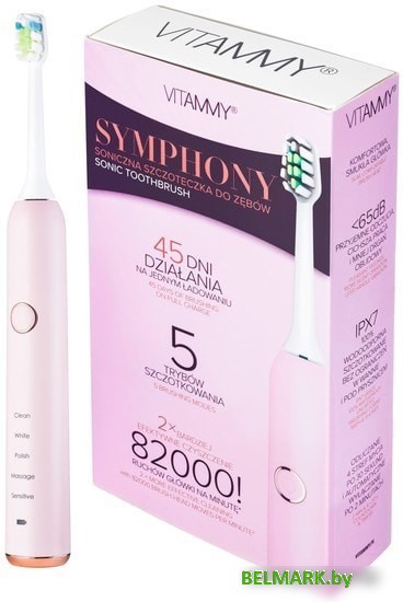 Электрическая зубная щетка Vitammy Symphony (розовый) - фото