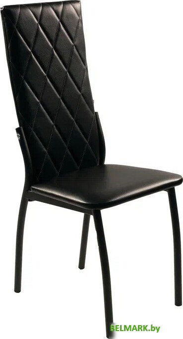 Стул ВВР Румба (черный/черный, экокожа) - фото