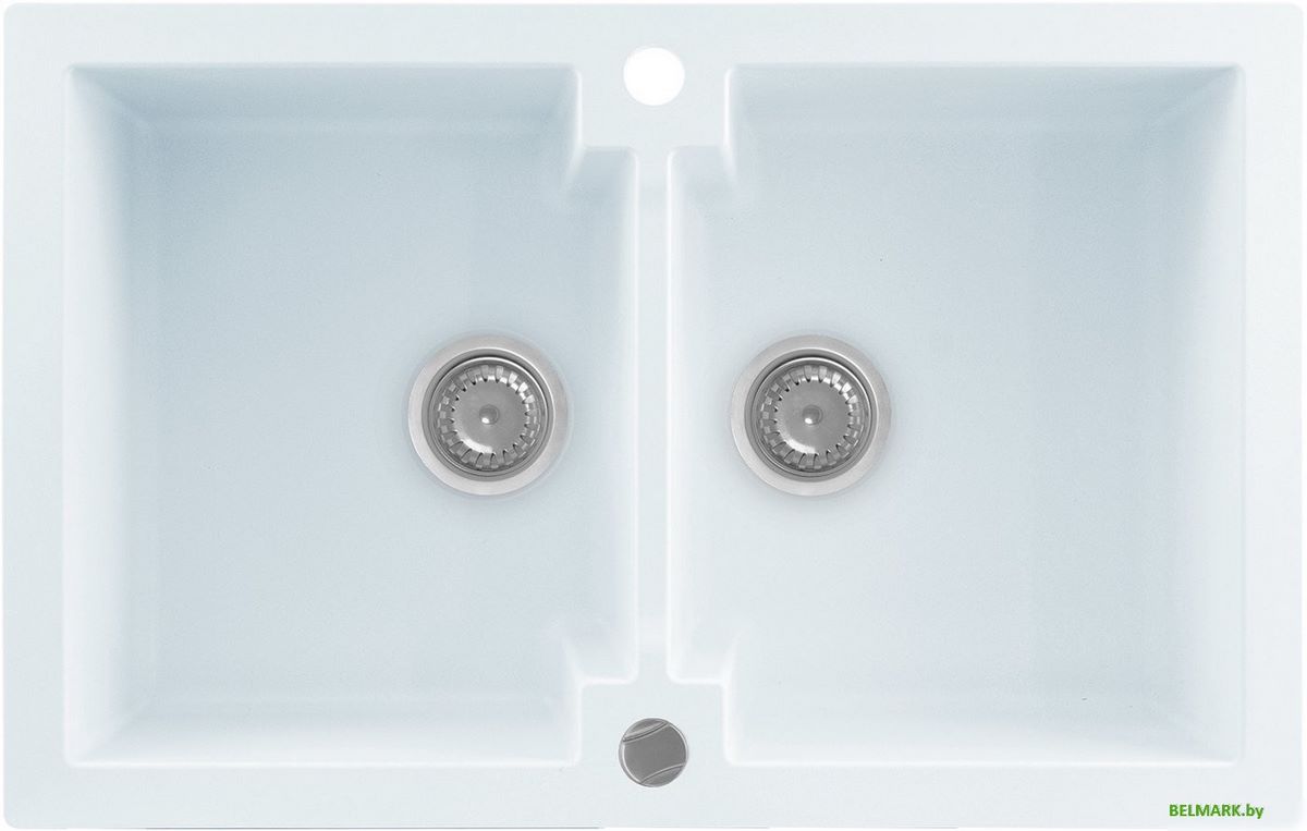 Кухонная мойка Kernau KGS A 80 2B Pure White - фото