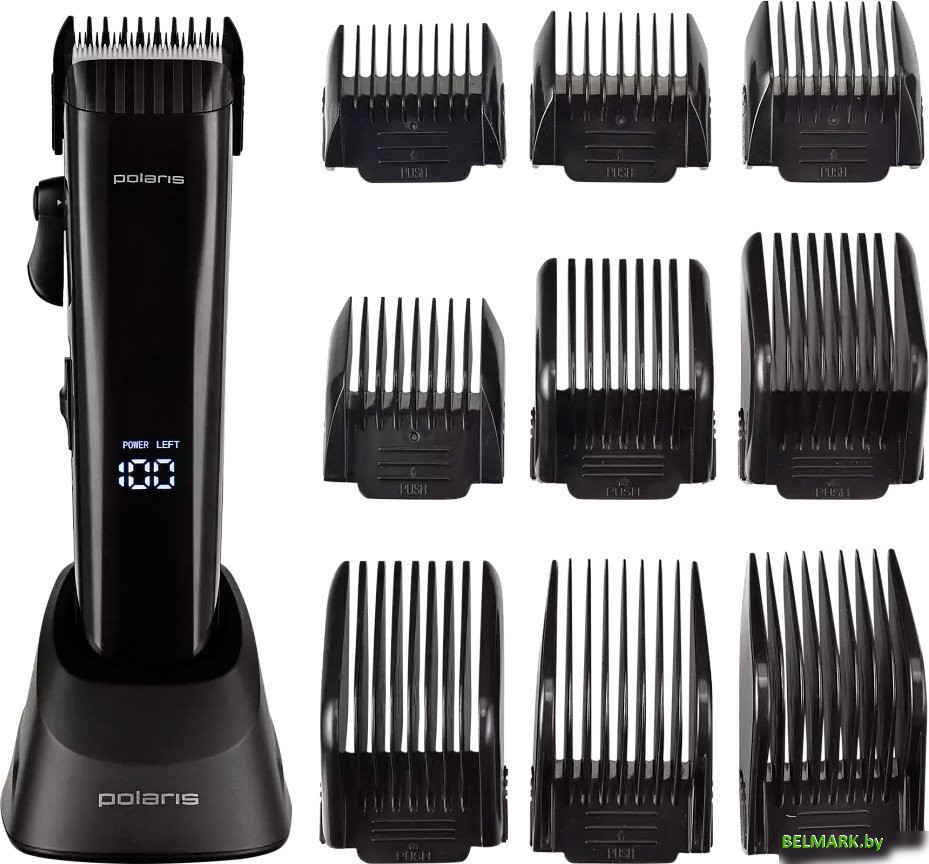 Машинка для стрижки волос Polaris PHC 4100 (черный) - фото