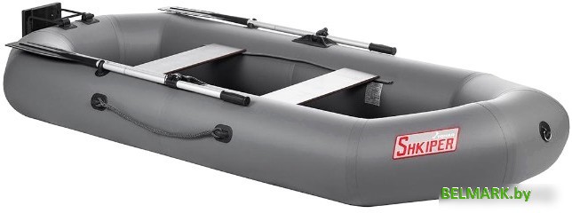 Моторно-гребная лодка Тонар Шкипер 280НТ (серый) - фото