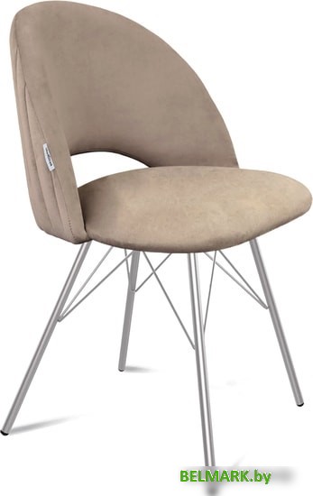 Стул Sheffilton SHT-ST34-1/S37 (латте/хром лак) - фото