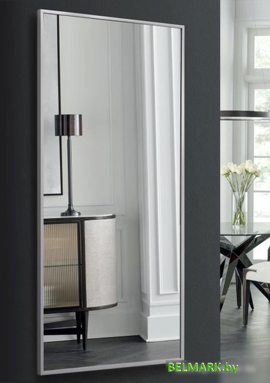 Зеркало Алмаз-Люкс М-435 140х60 (в алюминиевой раме/серебро) - фото