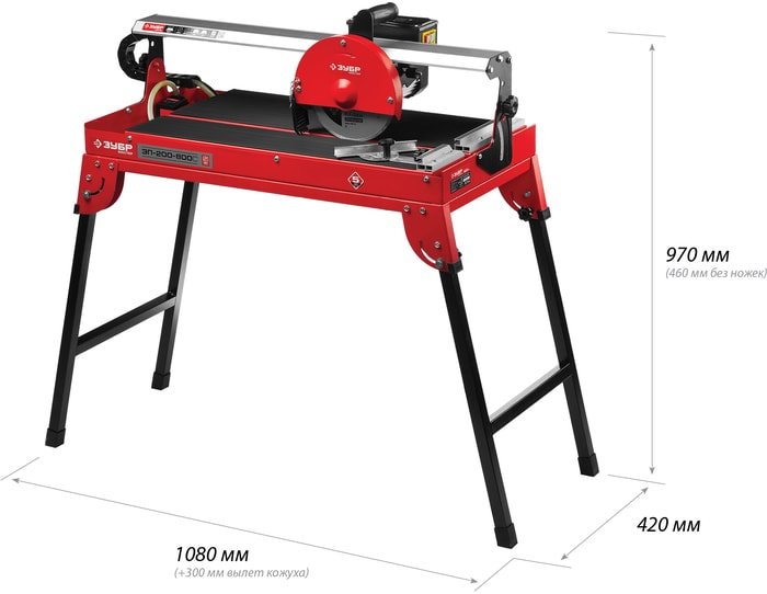 Электрический плиткорез Зубр ЭП-200-800С - фото2