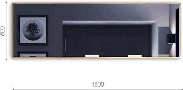 Интерьерные зеркала Алмаз-Люкс М-415 180х60 - фото2