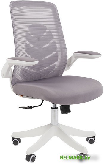 Офисное кресло CHAIRMAN CH565 (белый пластик/серый) - фото