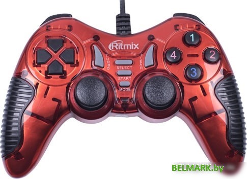 Геймпад Ritmix GP-007 (красный) - фото