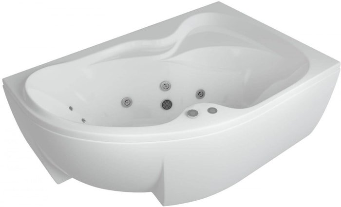 Ванна Aquatek Вега 170x105 без гидромассажа (правая, с экраном) - фото2