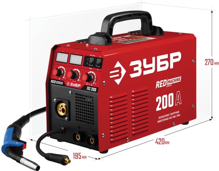 Сварочный инвертор Зубр ПС-200 - фото2