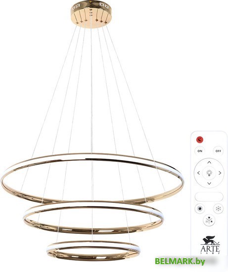 Подвесная люстра Arte Lamp Meridiana A2198SP-3GO - фото