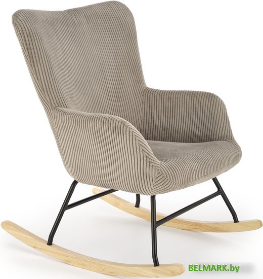 Кресло-качалка Halmar Belmiro (серый) - фото
