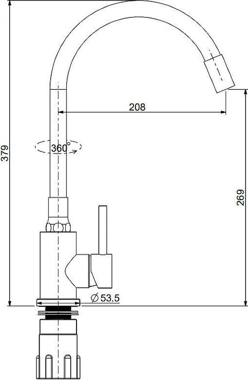 Смеситель Splenka S201.4408.03 - фото2