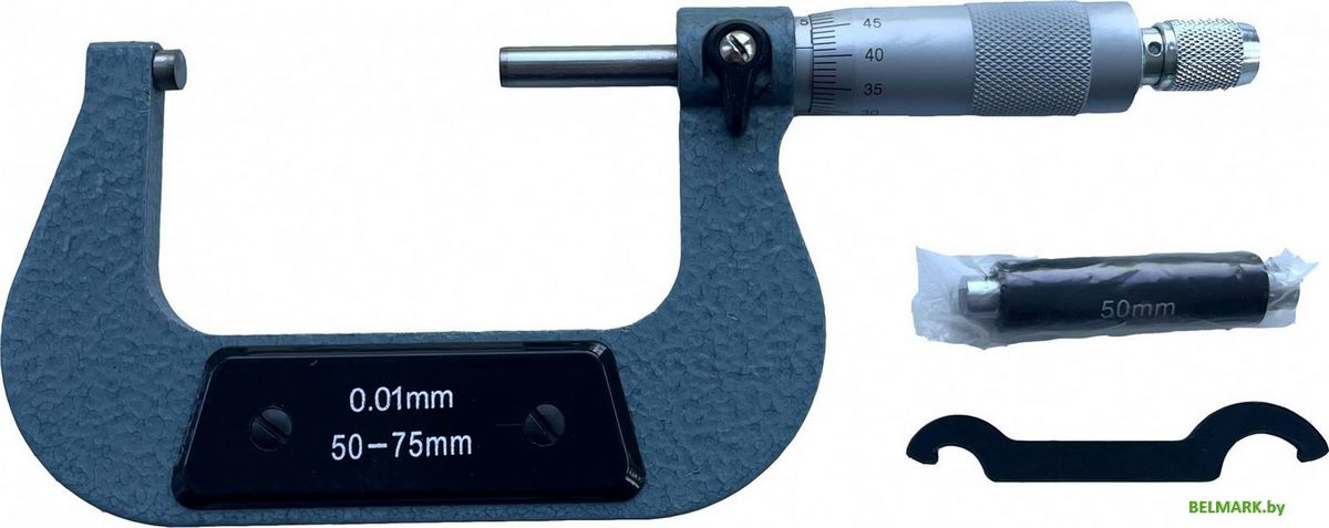 Микрометр Shanghai Instrument МК-75 (50-75мм) - фото