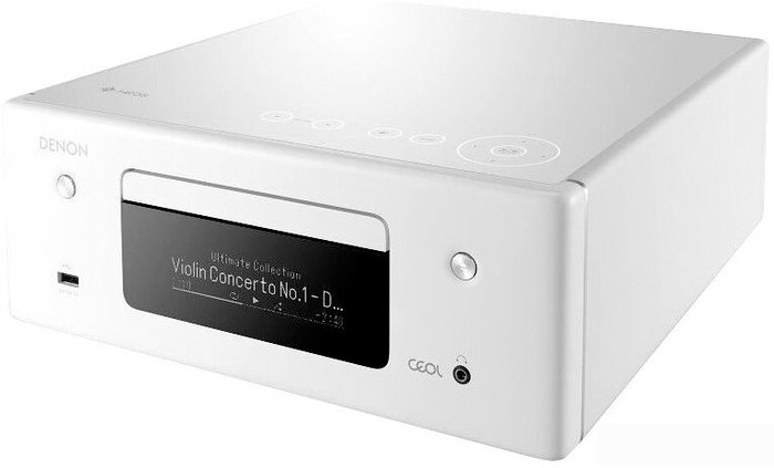 Сетевой CD-ресивер Denon RCD-N10 (белый) - фото2