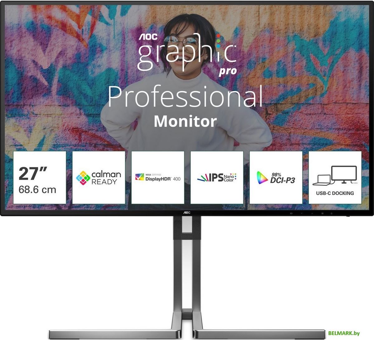 Монитор AOC Graphic Pro U27U3CV - фото