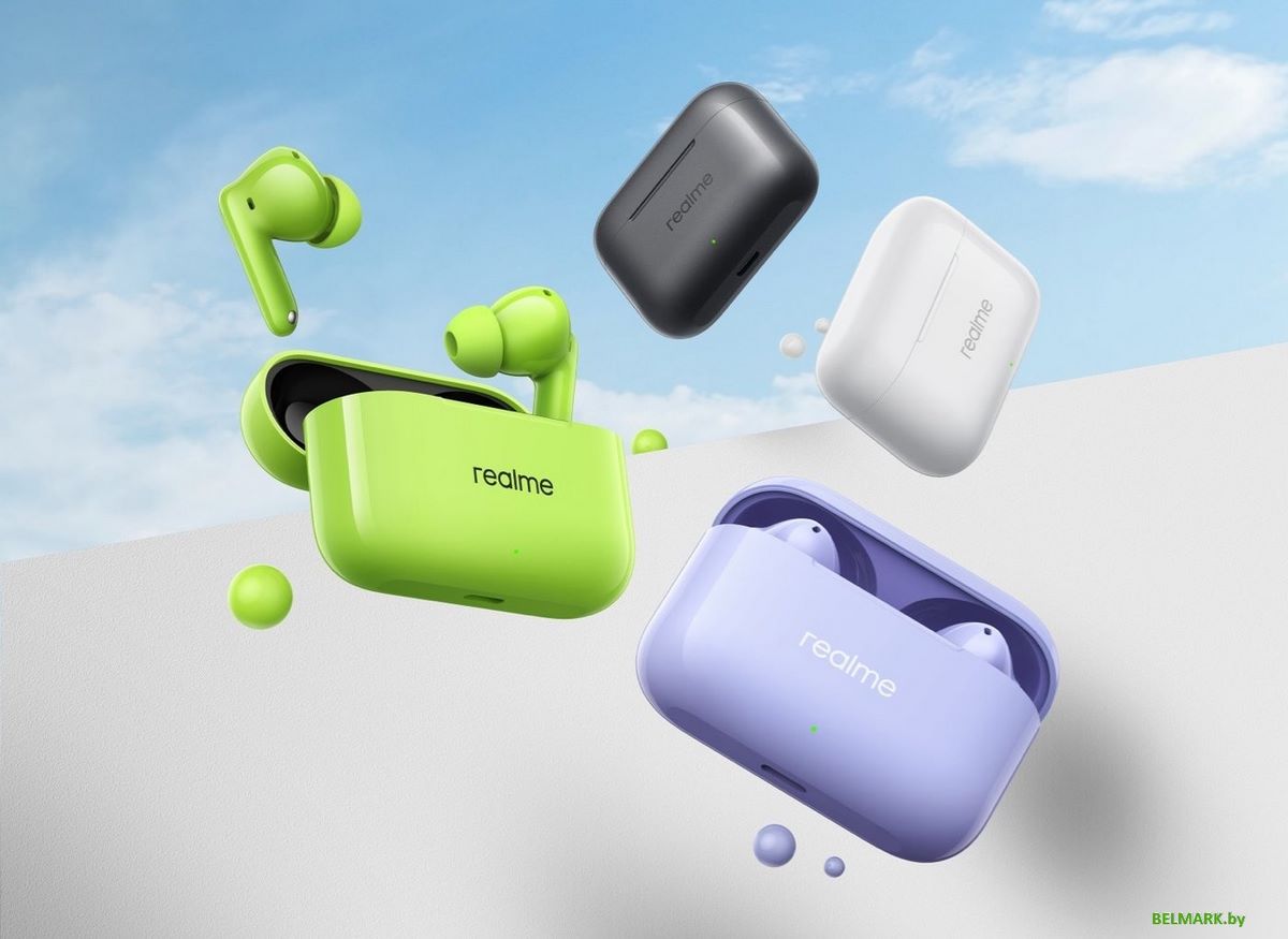 Наушники Realme Buds T200 (черный) - фото2