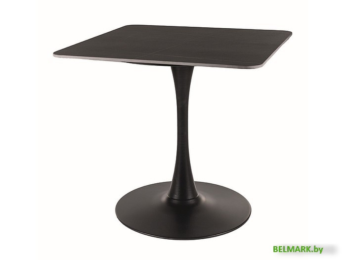 Кухонный стол Signal ESPERO II 80 (черный мат/черный мат) - фото