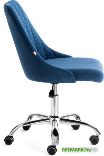 Кресло TetChair Swan (флок, синий) - фото2