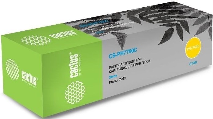 Картридж CACTUS CS-PH7760C (аналог 106R01160) - фото
