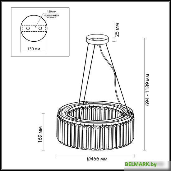 Подвесная люстра Odeon Light Vassa 4987/6 - фото2