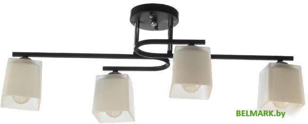 Люстра средней высоты Aitin Pro НПБ 02-4x60-101 N6194/4 (черный/хром) - фото