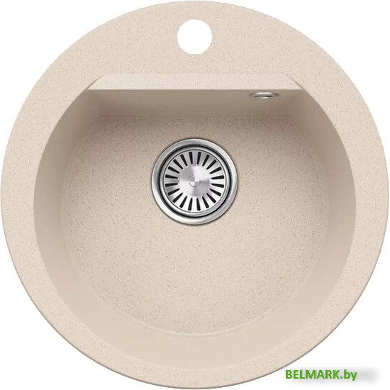 Кухонная мойка Polygran Atol-460 (кремовый) - фото