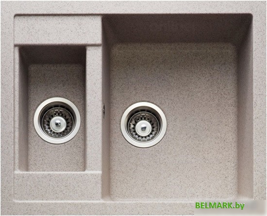 Кухонная мойка GranFest GF-Q610K (бежевый) - фото