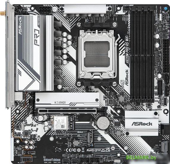 Материнская плата ASRock A620M Pro RS WiFi - фото2