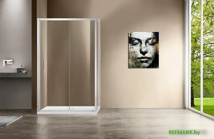 Душевой уголок Vincea Garda VSR-1G1012CL (хром/прозрачное) - фото2