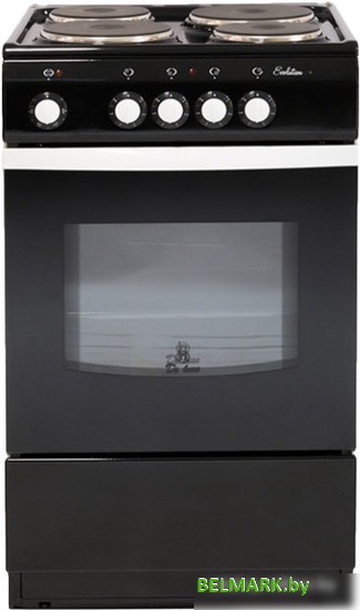 Кухонная плита De luxe 5004.12э (черный) - фото