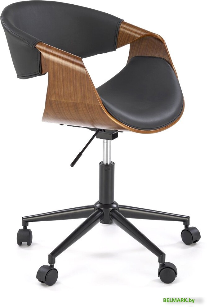 Кресло Halmar Bilbo (черный/орех) - фото