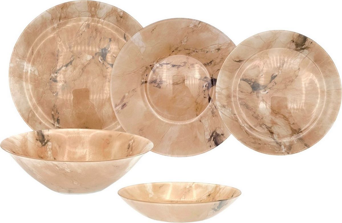 Столовый сервиз Luminarc Ash Marble V8578 (19пр) - фото