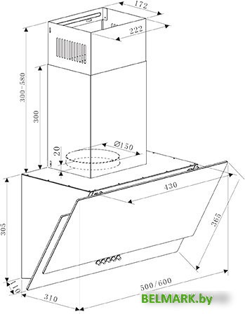Кухонная вытяжка Making Oasis Everywhere NC-50B (A) - фото2