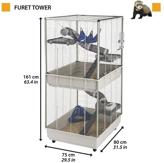 Клетка Ferplast Furet Tower 57063414 - фото2