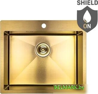 Кухонная мойка Laveo Marmara SAM G10T (золотой) - фото