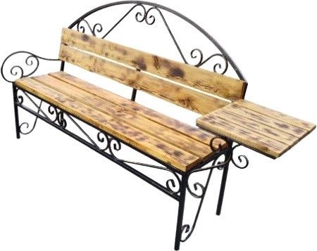 Скамейка Saniji Со столиком С50 1500x400x900 - фото