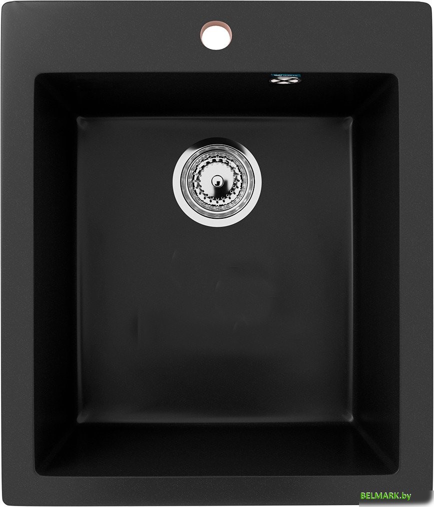 Кухонная мойка Ulgran U-404 (344 ультра-черный) - фото