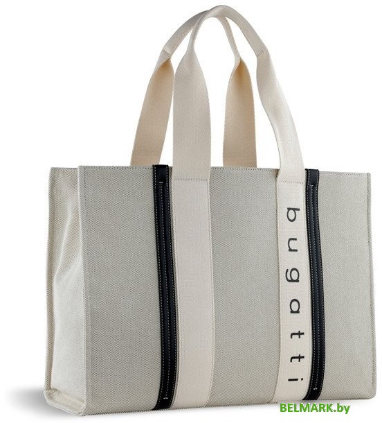 Женская сумка Bugatti Ambra 49539050 (бежевый/черный) - фото2