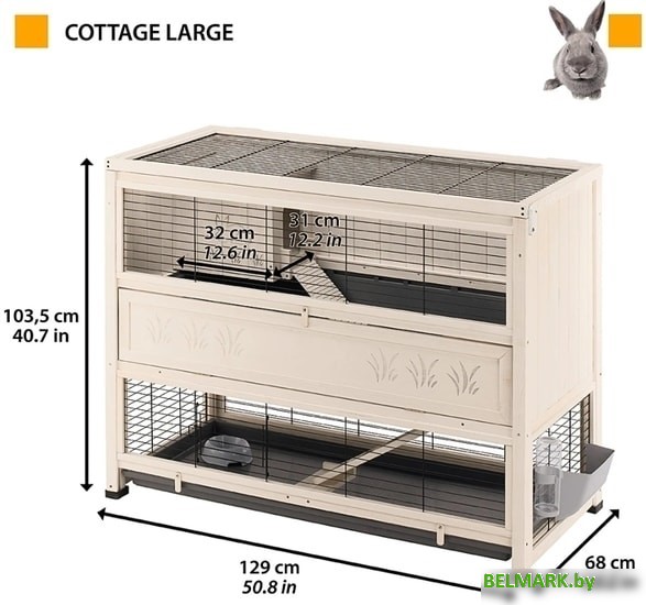 Клетка Ferplast Cottage Large 57094200 - фото2