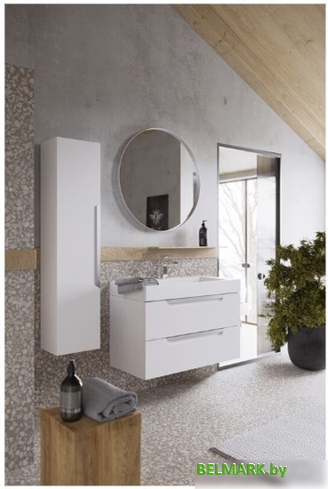 Aqwella Шкаф-пенал Cube CUB0503W - фото2