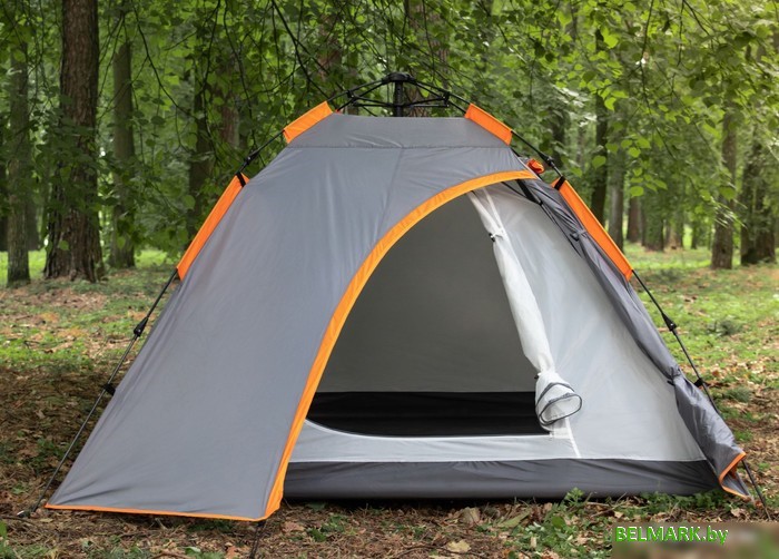 Треккинговая палатка Sundays ZC-TT036-3P v2 (темно-серый/желтый) - фото2