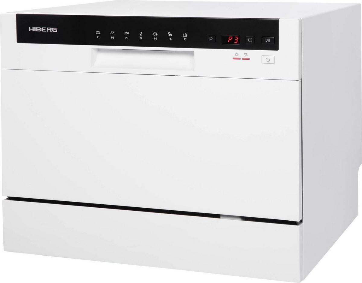 Отдельностоящая посудомоечная машина Hiberg T56 615 W - фото2