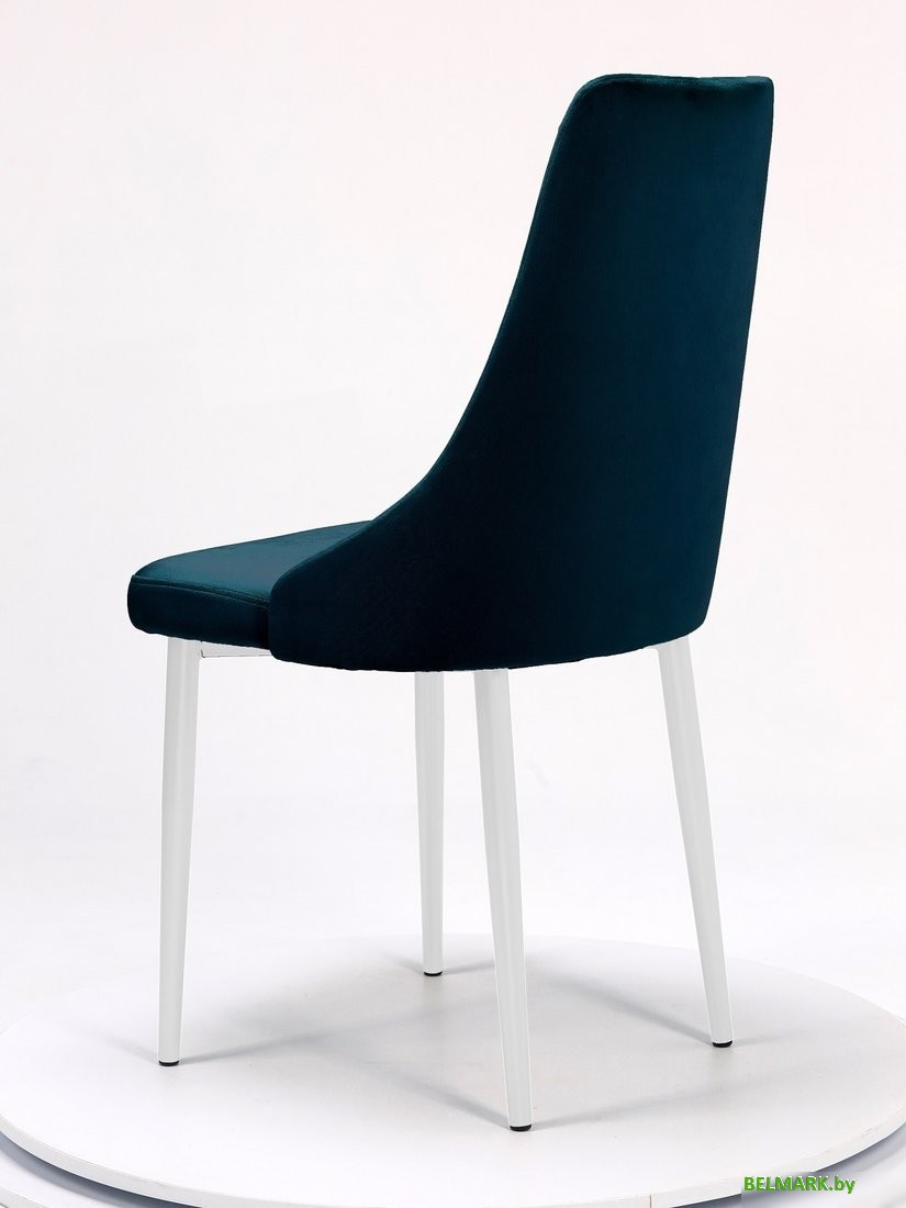 Стул Памир Руссо F77 (синий/белая опора/поворотный) - фото2