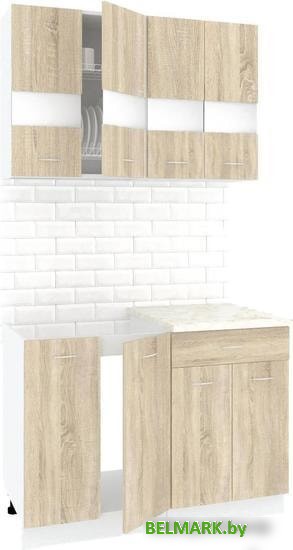 Кухня Кортекс-мебель Корнелия Экстра 1.1м (дуб сонома/марсель) - фото