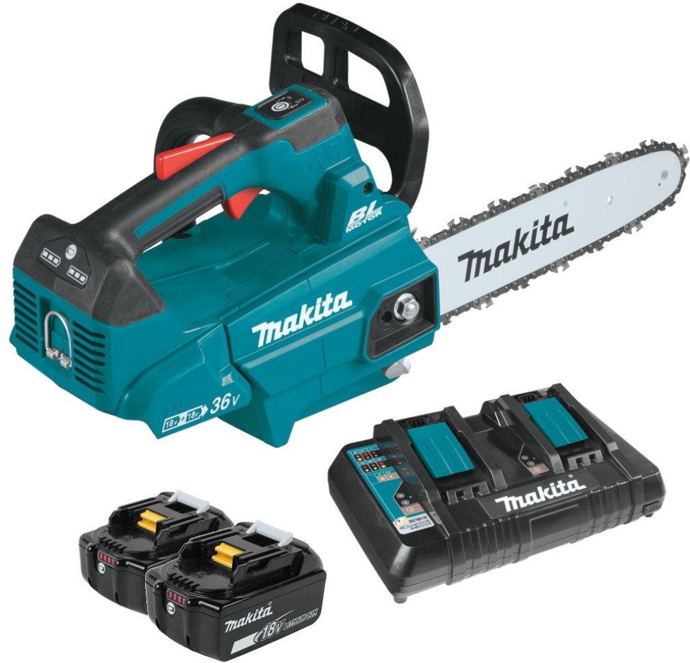 Аккумуляторная пила Makita DUC356PT2B (с 2-мя АКБ) - фото