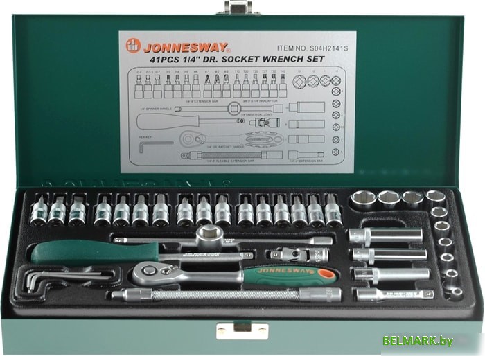 Универсальный набор инструментов Jonnesway S04H2141S (41 предмет) - фото2