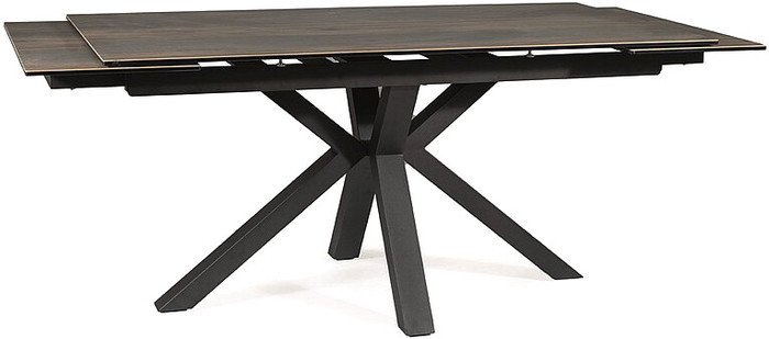 Кухонный стол Signal Columbus ceramic COLUMBUSCBRC160 (дерево/черный) - фото