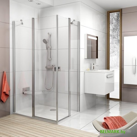 Душевая дверь Ravak CRV2 100 (серебристый/прозрачное) - фото