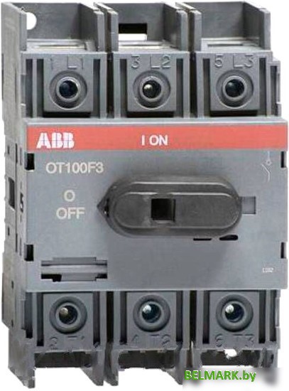 Выключатель нагрузки ABB OT100F3 100А 3P 4M 1SCA105004R1001 - фото