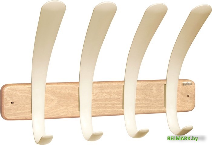 Набор крючков для одежды Sheffilton SHT-WH22 986266 (прозрачный лак/ваниль) - фото